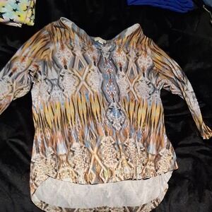 Chic Multicolor Women's Blouse